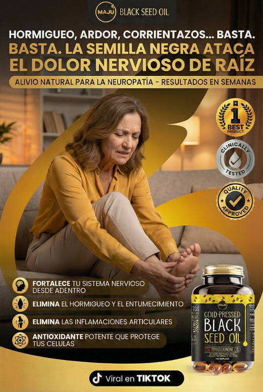 Maju aceite de semilla negra premium